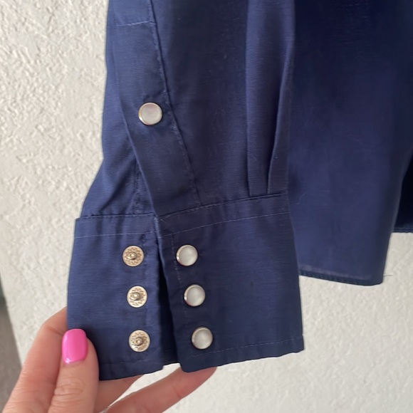 Chemise by Kennington embroidered rodeo button down - Picture 4 of 8